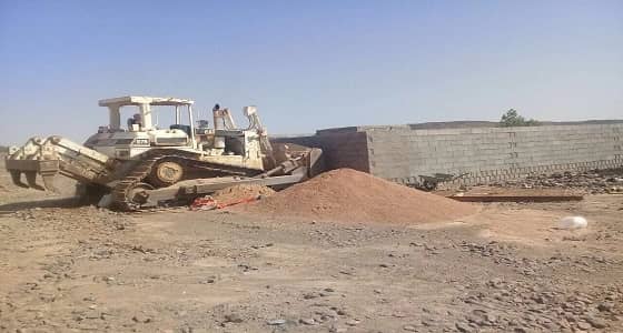 إزالة تعدي بمساحة 350 ألف متر بمنطقة العوينة