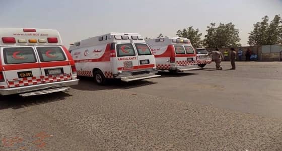 مصرع وإصابة 9 في حادث مروري بطريق المظيلف