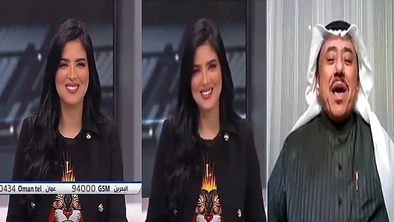 بالفيديو..الدغيثر يداعب المذيعة هند بومشمر بعد سؤاله: " مين مزعلك اليوم "