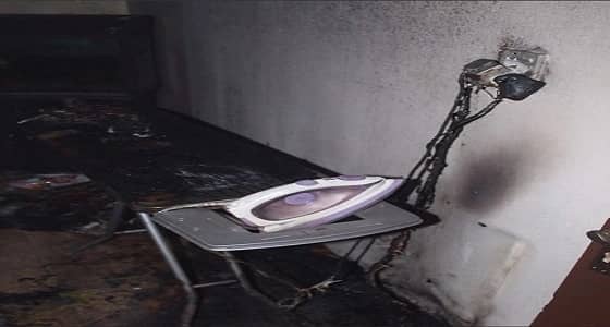 شاحن جوال يتسبب في حريق منزل بالطائف