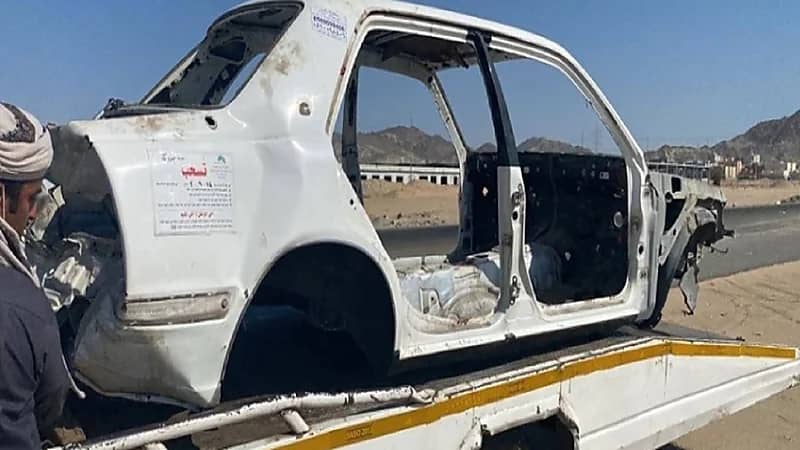 إزالة 36 سيارة تالفة جنوب مكة