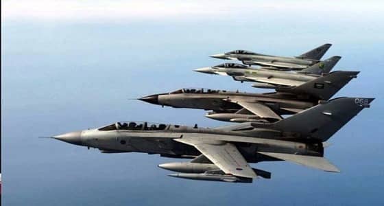 " التحالف العربي " يشن غارات مكثفة على مواقع ميليشيا الانقلاب شرق اليمن