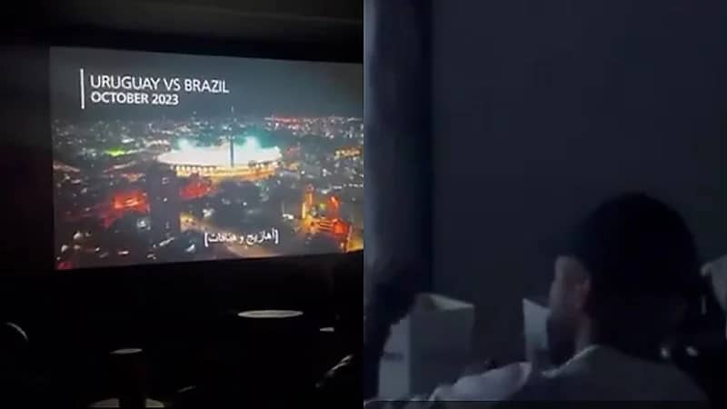 بالفشار.. نيمار يشاهد عرض انضمامه للهلال في مسلسل نتفليكس للدوري السعودي.. فيديو