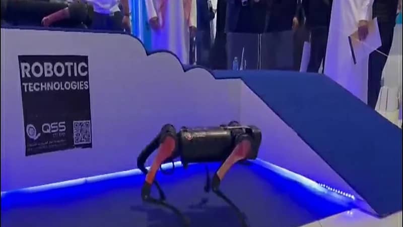 بالفيديو.. كلب روبوت يُقدم لأول مرة بمعرض LEAP