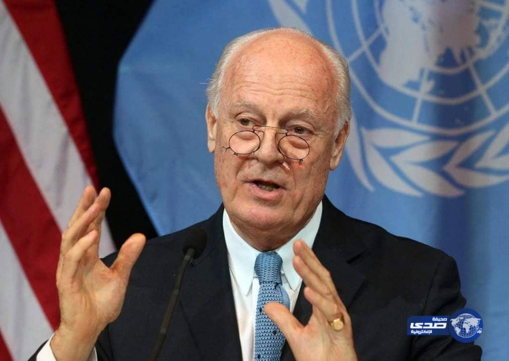 دي ميستورا يطالب بوقف إطلاق النار لـ48 ساعة لإيصال المساعدات لأهالي حلب