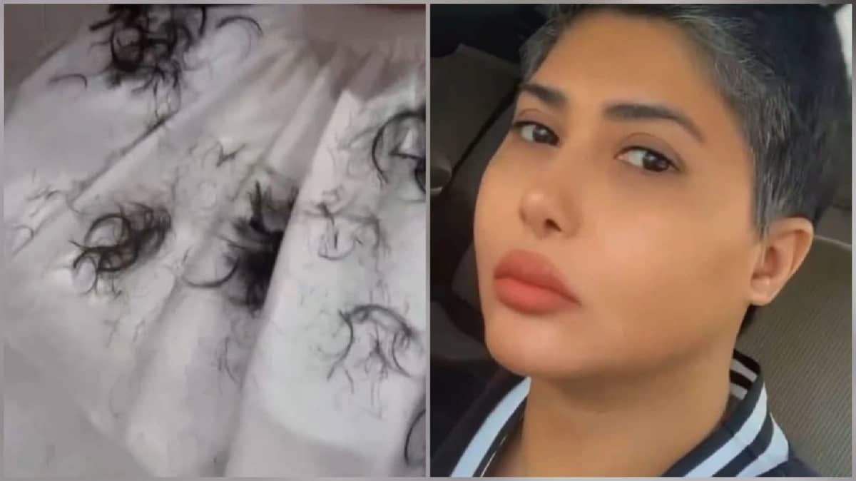ملاك الكويتية تحلق شعرها بسبب المعاناة من الاكتئاب.. فيديو