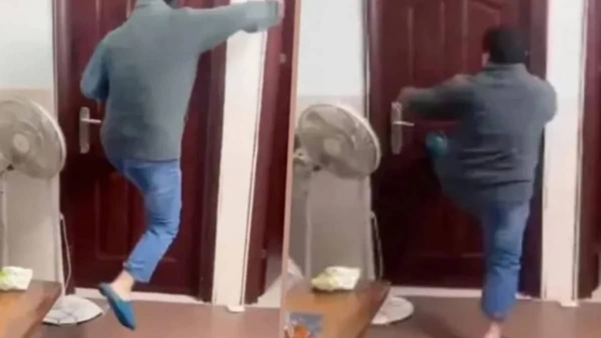 أب يحطم منزله اعتراضًا على طريقة تجفيف شعر ابنته .. صور