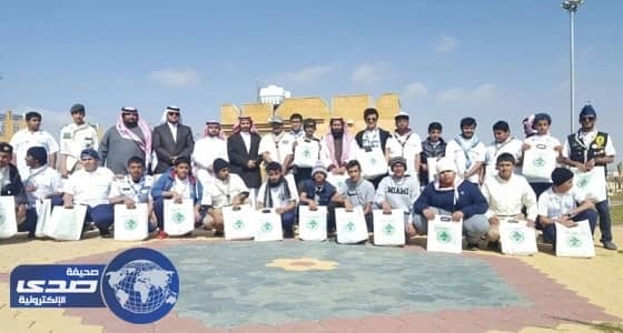 الفرق الكشفية بمدارس أحد رفيدة تشارك بـ«أسبوع الشجرة»