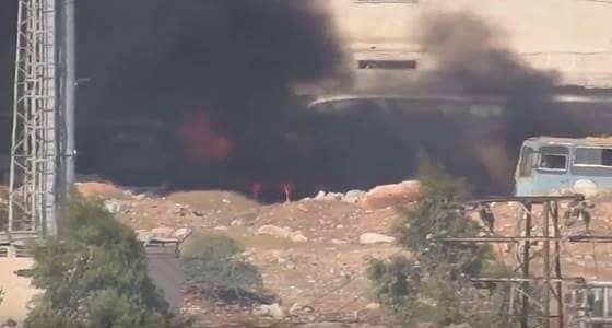 بالفيديو ..تدمير دبابة T55 لعصابات الأسد على جبهة الراموسة بحلب