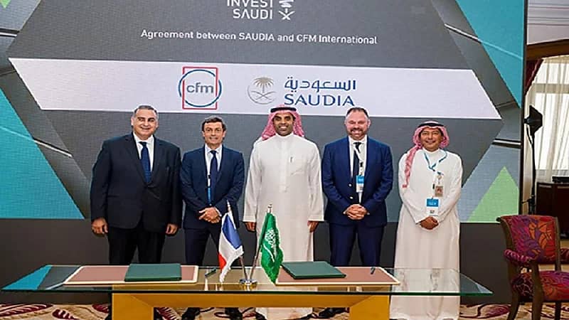 الخطوط السعودية توقّع اتفاقية مع شركة "CFM" الفرنسية لشراء محركات " LEAP-1A"