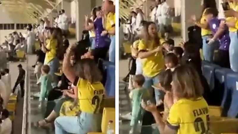 ردة فعل زوجة حارس التعاون بعد تصديه لضربة جزاء للقادسية .. فيديو