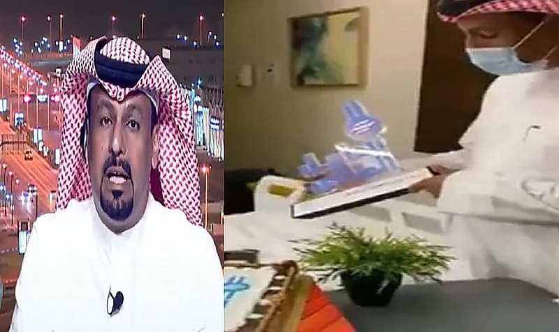 المواطن الذي احتفل بتكريم جهة عمله مع والدته المنوّمة بالمستشفى يوضح سبب مشاركتها الاحتفال