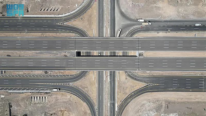 افتتاح الحركة المرورية على تقاطع الدائري الثالث بالمدينة المنورة