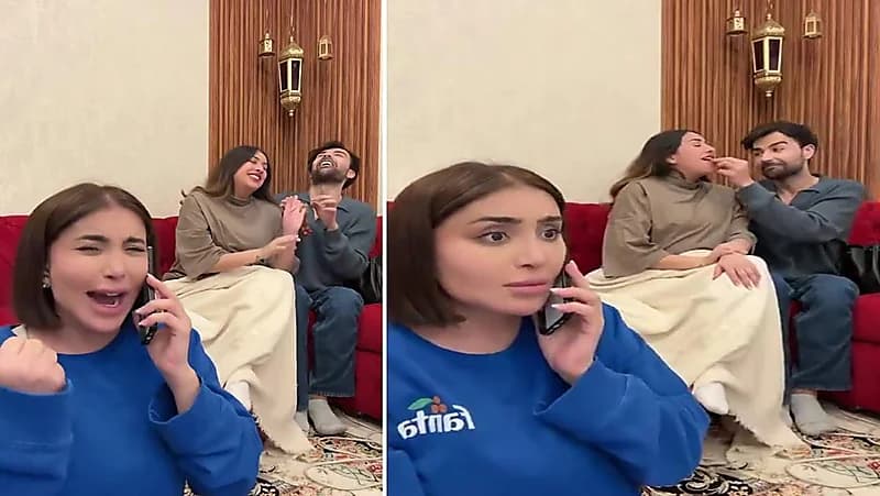 شيماء علي تثير الضحك بمقطع كوميدي مع فرح وعقيل: "هموت يا ماما!".. فيديو