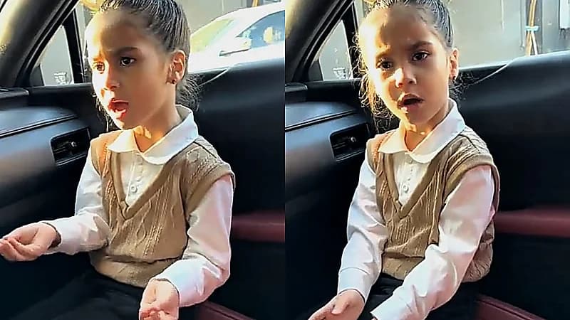 عفوية طفلة مع والدتها: بطني أهم ولا سيارتك أهم؟ .. فيديو