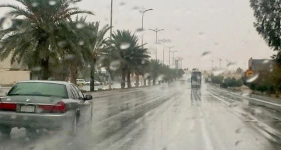 هطول أمطار على الجوف