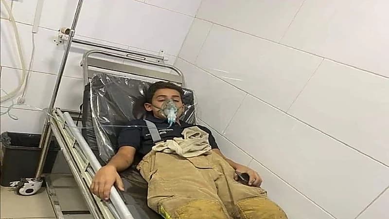 اختناق طفل شارك في إطفاء حرائق لبنان الكارثية