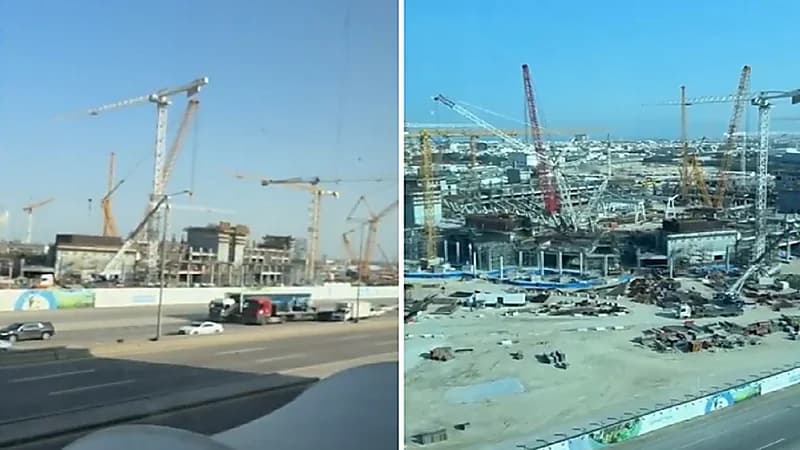 تواصل أعمال البناء في ملعب أرامكو .. فيديو