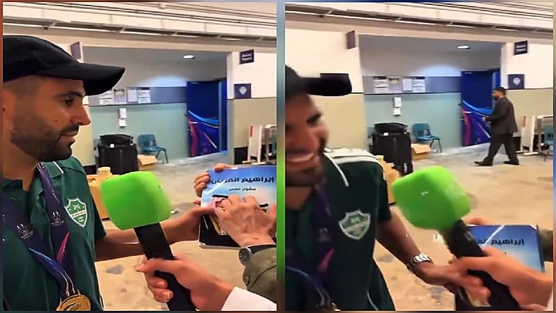 الفريان يمازح رياض محرز: أتابعك من 20 سنة .. فيديو