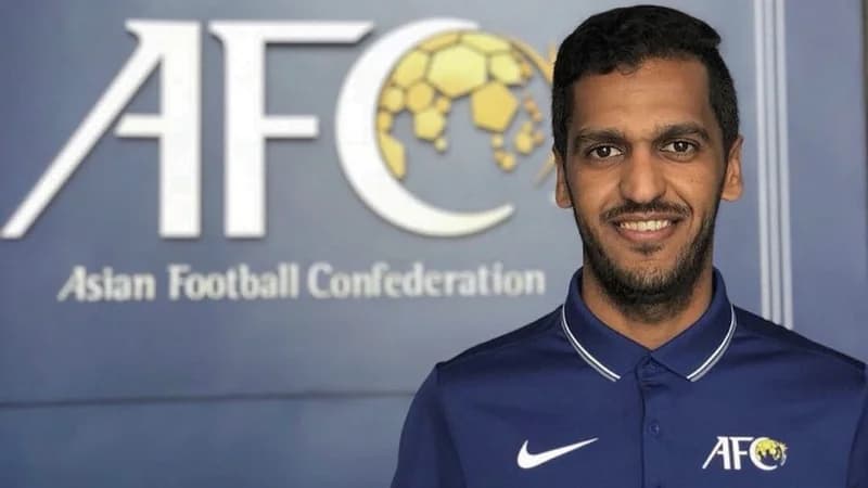 سحب الشارة الدولية من الحكم سامي الجريس .. فيديو