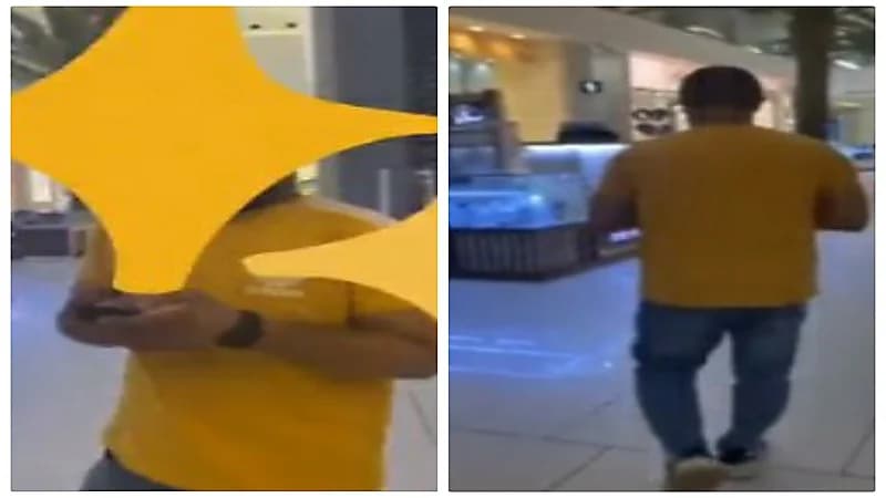 شاهد.. شاب يتحرش بفتاة داخل مول شهير بأبها والعنف الأسري يتفاعل