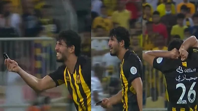 شاهد..لحظة انفعال حجازي وسط الملعب بسبب الـ "جي بي إس"