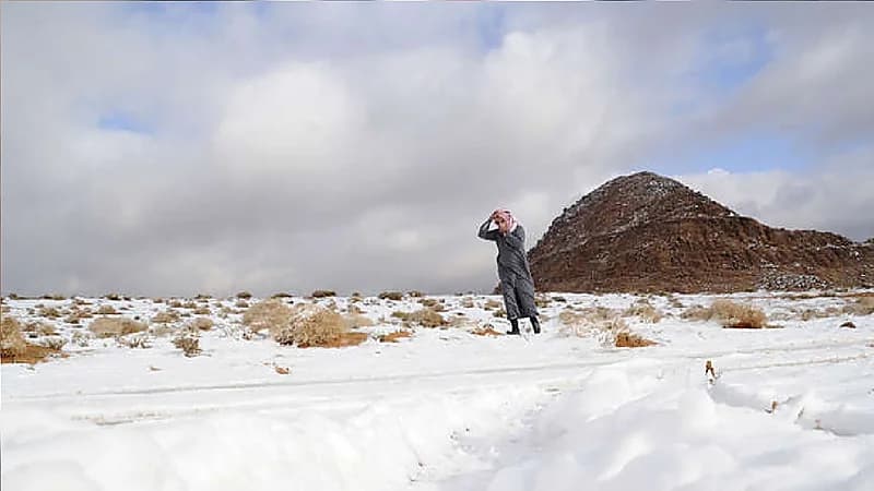 "المسند": التغير المناخي وراء موجة البرد