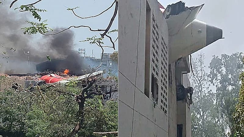 الأسباب المحتملة لسقوط الطائرة الهندية المنكوبة.. فيديو