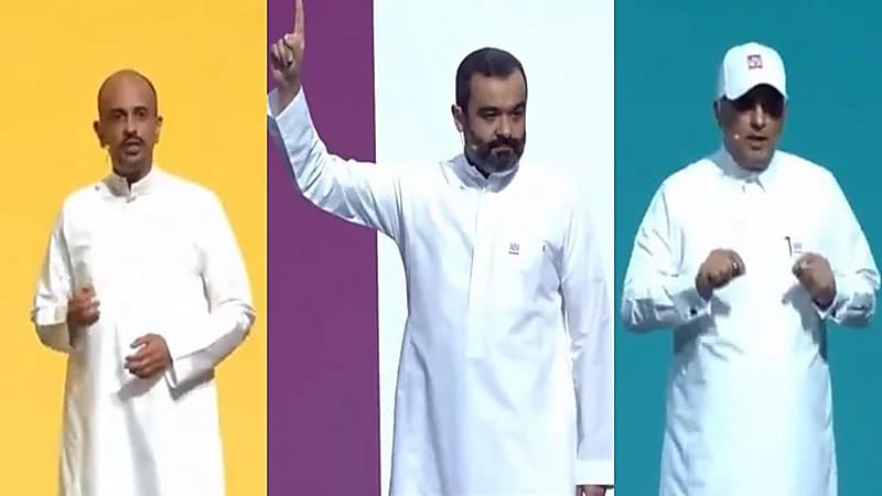 فيديو.. سر ظهور بعض المسؤولين بدون شماغ في فعالية Launch