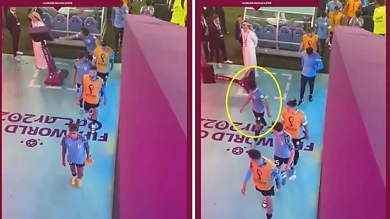 التحقيق مع لاعب الأوروغواي "كافاني" بعد واقعة إسقاط الـ VAR