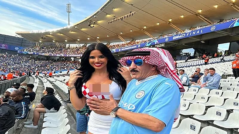 الفريان يتورط مع ملكة جمال كرواتيا..صور