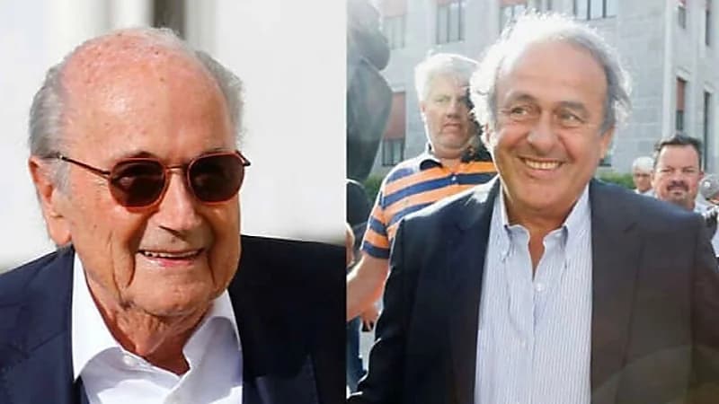 المحكمة تبرئ جوزي بلاتر و ميشال لاتيني‬⁩ من تهم الفساد