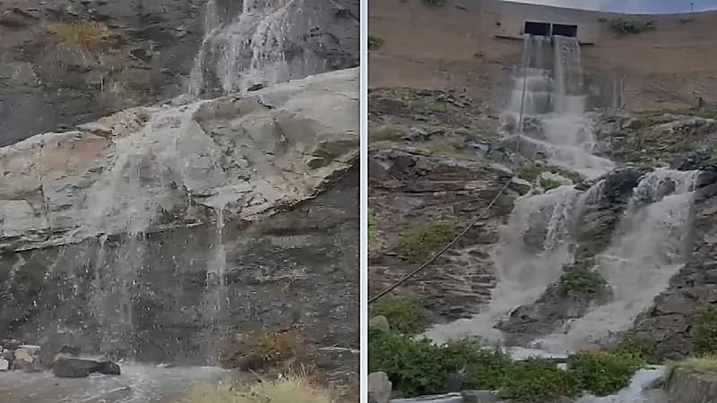 شلالات جبل الهدا ورهجان بمكة والطائف .. فيديو