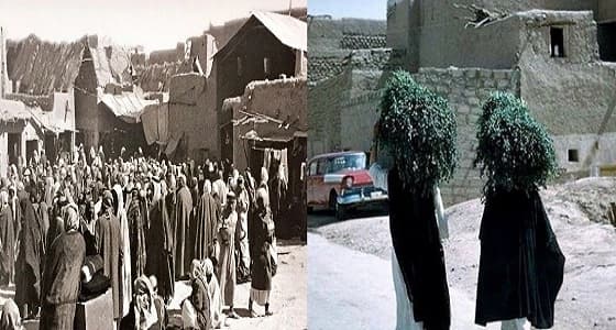 صور نادرة لـ " لبس المشالح " قديمًا بـ " نجد "