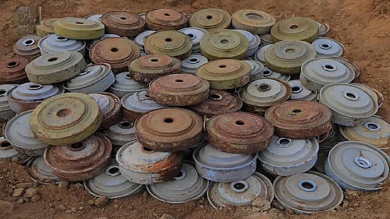 نزع 1.336 لغمًا في الأراضي اليمنية عبر مشروع مسام خلال أسبوع