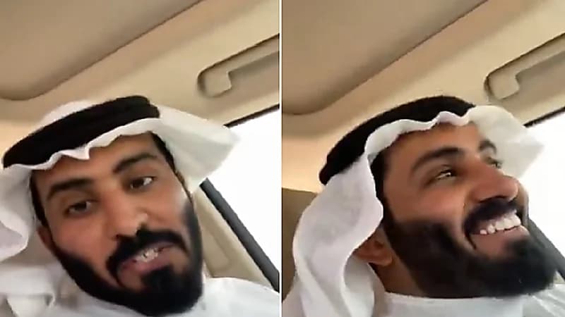 ردة فعل عبدالرحمن المطيري لرؤية وجهه دون فلتر .. فيديو