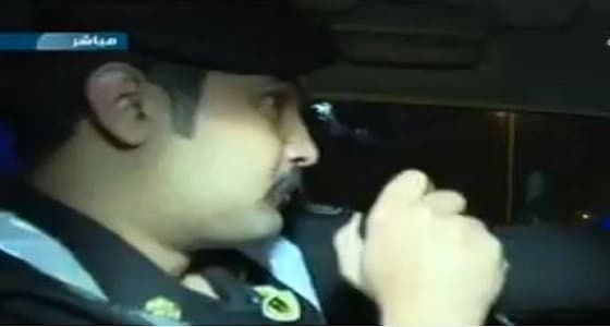 شاهد.. لحظة ملاحقة قوات الأمن لسيارة مطلوبة يقودها متهور