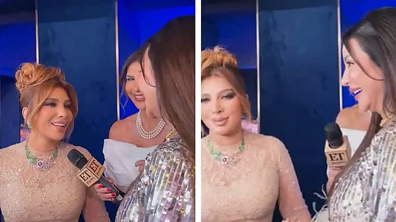 لجين عمران تمازح أصالة: إذا أنا تدلعني فما بالك بزوجها.. فيديو