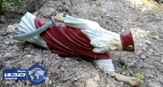 قيام مجهولين بالاعتداء على مزار مار الياس اللبناني
