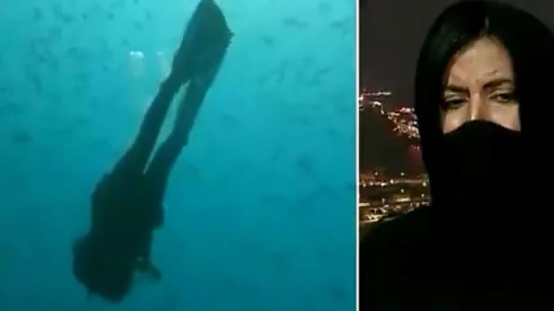 "مدربة غوص" تكشف عن أصعب موقف واجهته (فيديو)