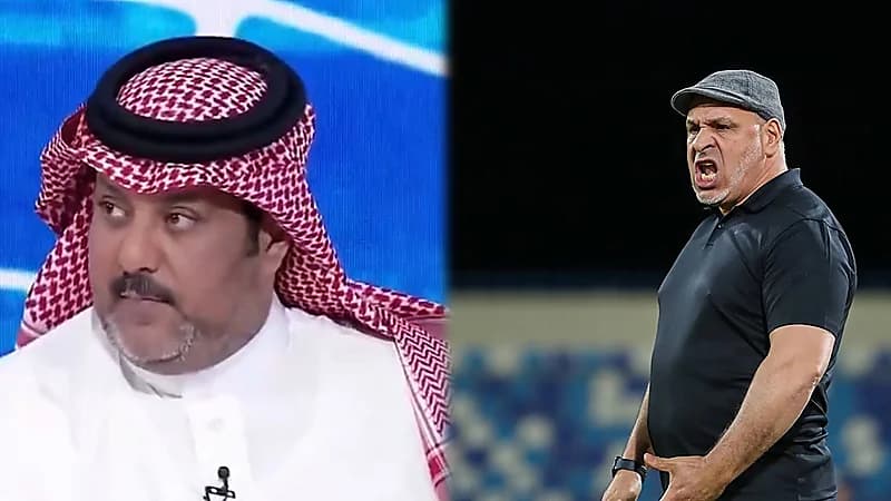 العجمة يشكر بن زكري على اعتذاره بعد انفعالاته في المباريات .. فيديو