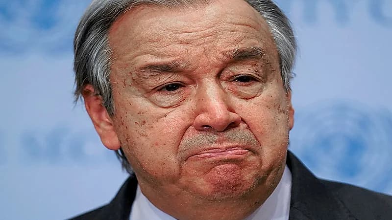 صور.. "غوتيريش" متأثرا خلال جلسة مجلس الأمن بشأن الأزمة الأوكرانية