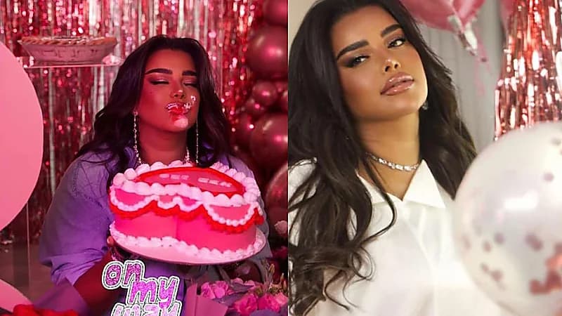 شهد ليو تحتفل بعيد ميلادها الـ 31 والجمهور : إذا شالت المكياج بيصير 38 .. صور