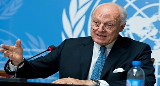 رغم تواجده.. دي مستورا لم يحضر جلسة " سوتشي " الافتتاحية