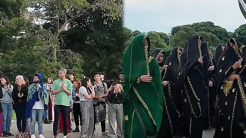 عروض شعبية سعودية في حدائق الأرجنتين ضمن فعاليات معرض بوينس آيرس.. فيديو