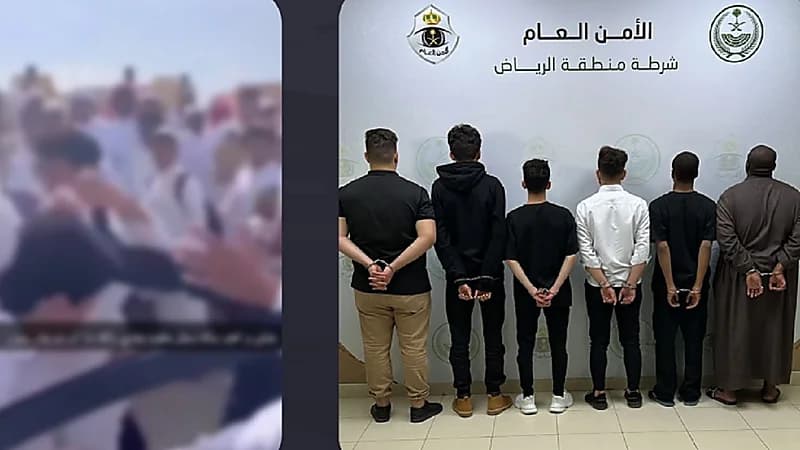 الإطاحة بـ 6 أشخاص ظهروا في مشاجرة بالرياض .. فيديو