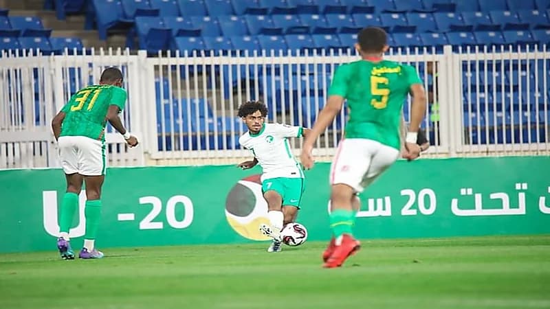 أخضر الشباب يتغلب على نظيره الموريتاني بثنائية 