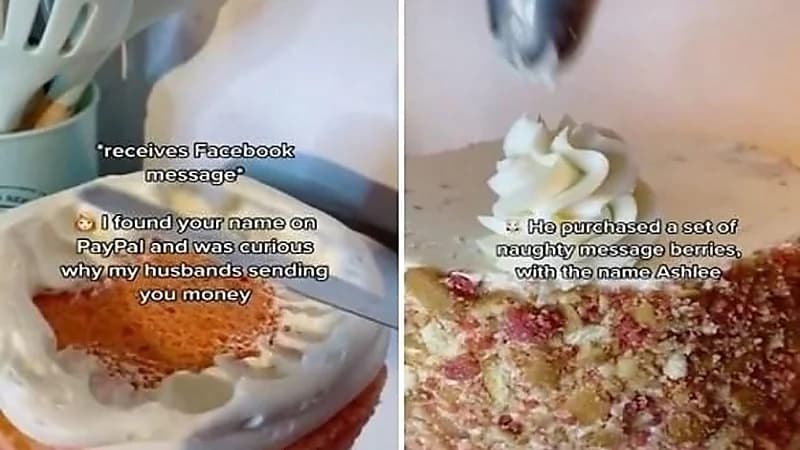 سيدة تكتشف خيانة زوجها بسبب "كعكة"