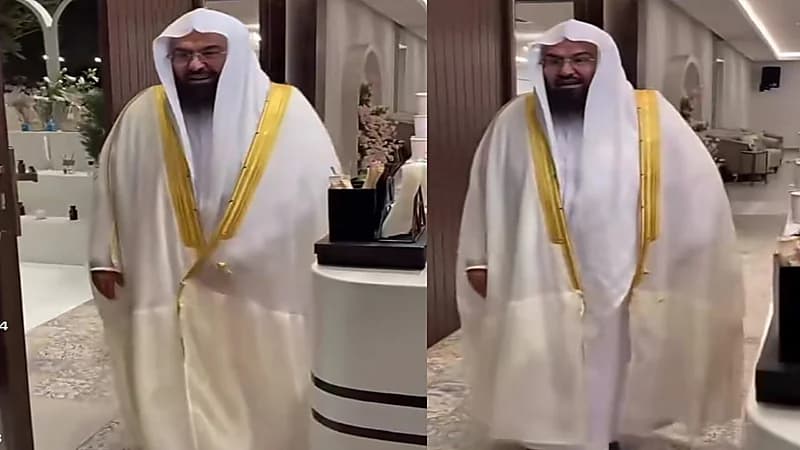 الشيخ السديس يوصي على ابنته يوم زفافها.. فيديو