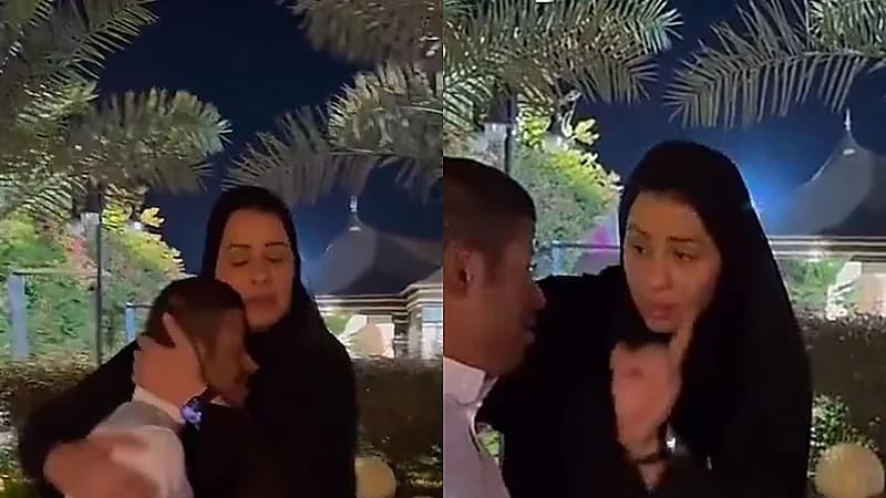 الأميرة أضواء بنت فهد تحتضن آمال شاب من ذوي الاحتياجات الخاصة: قول لأمك أبشري .. فيديو